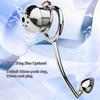 Chastity Cage with Anal Hook 2 in 1 Male Metal Chastity Cage Ring SM Bondage Sex Toy Male Chastity Restraint Device for Man Gay