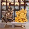Смола Божественный зверь дракон черепаха статуя Будды Майтреи китайская характеристика украшение удачи дом офис статуэтка Фэн-шуй