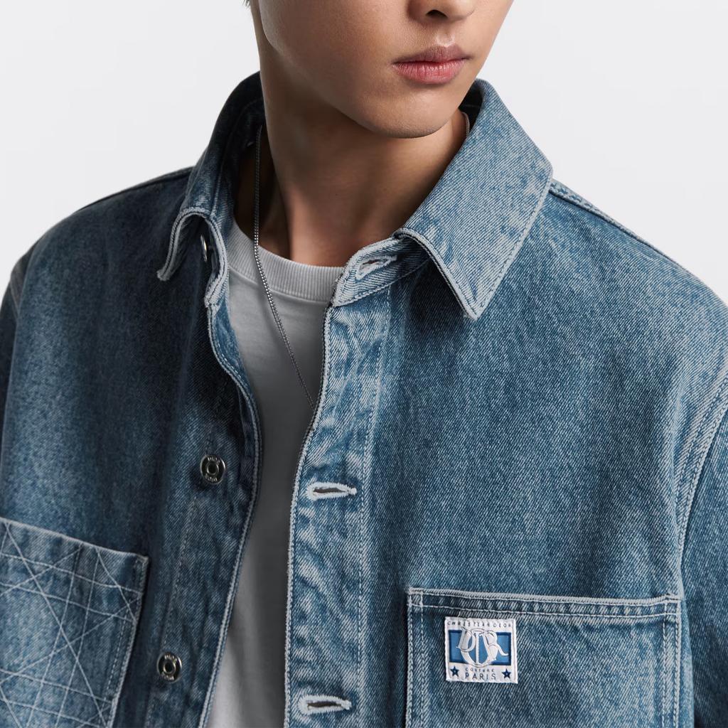 Dior Buttoned Denim Overshirt 493D498A383X-C585