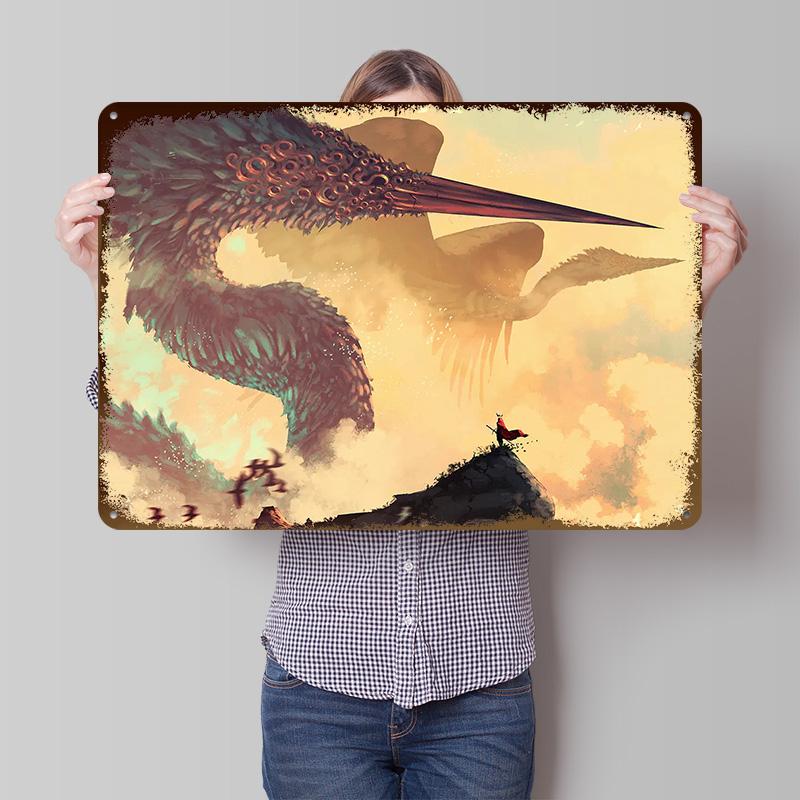 Kings Journey Printed Poster Customized Wall Art Retro Vintage Metal Tin Signs for Decoration Home Decor Items Custom Plate