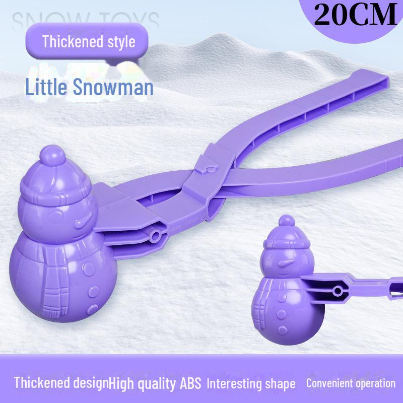 Детская игрушка-зажим «Утка-снежок» — инструмент для игры в снег на открытом воздухе