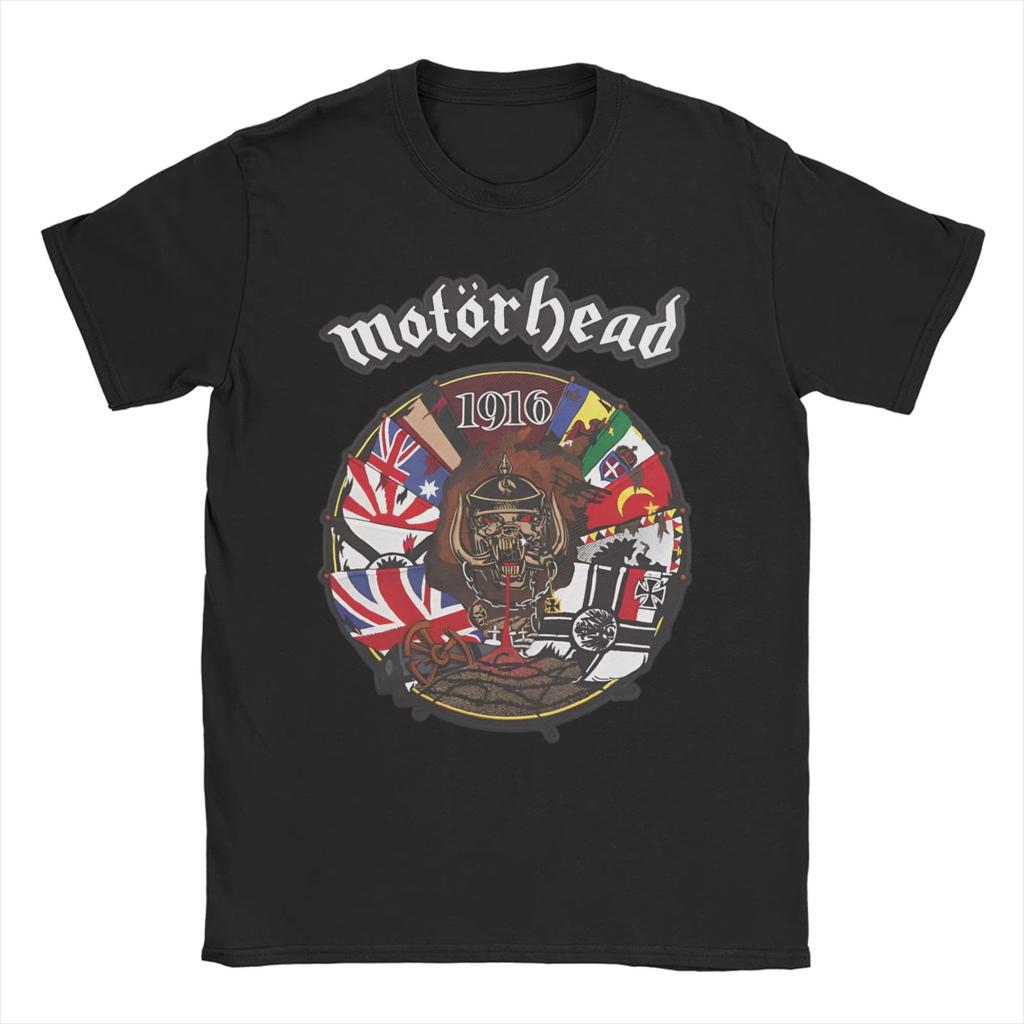 Лучшие футболки Motorhead для мужчин и женщин, забавные футболки с коротким рукавом и круглым вырезом, хлопковая одежда