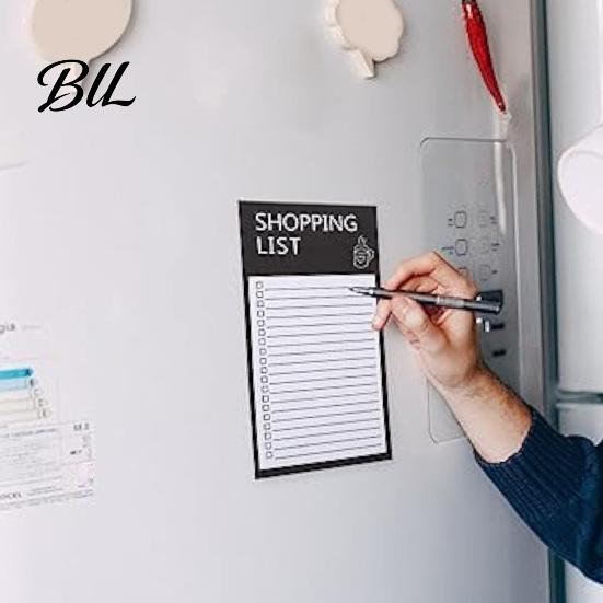 Daily To-do List Notepad Magnetic Refrigerator Checklist Notepad, Tear-off Routine Planner, To-Do Home Organization Tool Planning Memo Pad for