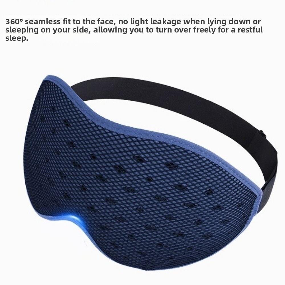 3D Contoured Sleeping Aid Eye Patch Concave Molded 3D Sleeping Mask Sleeping