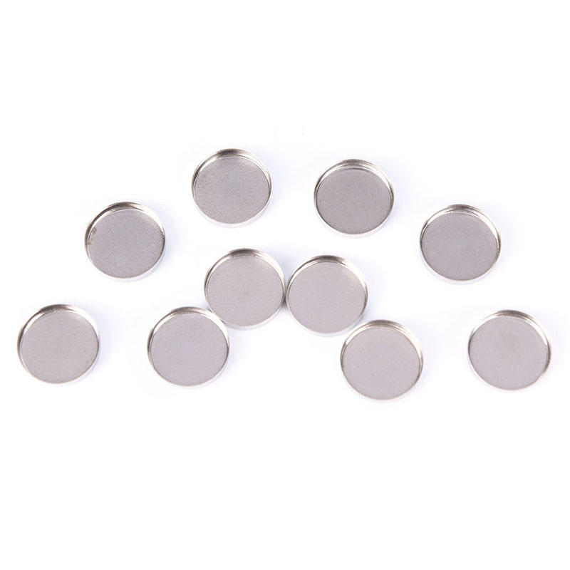 10 Empty Round 20Mm Tin Pans For Powder Eyeshadow Responsive To Magnets