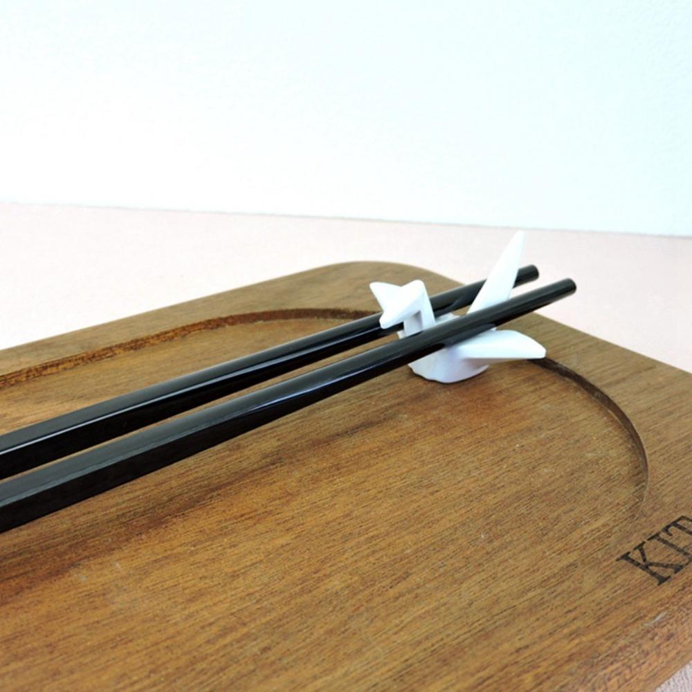 Anti-drop Chopsticks Display Stand Unique Shape Penholder Paper Crane Chopsticks Holder Spoon