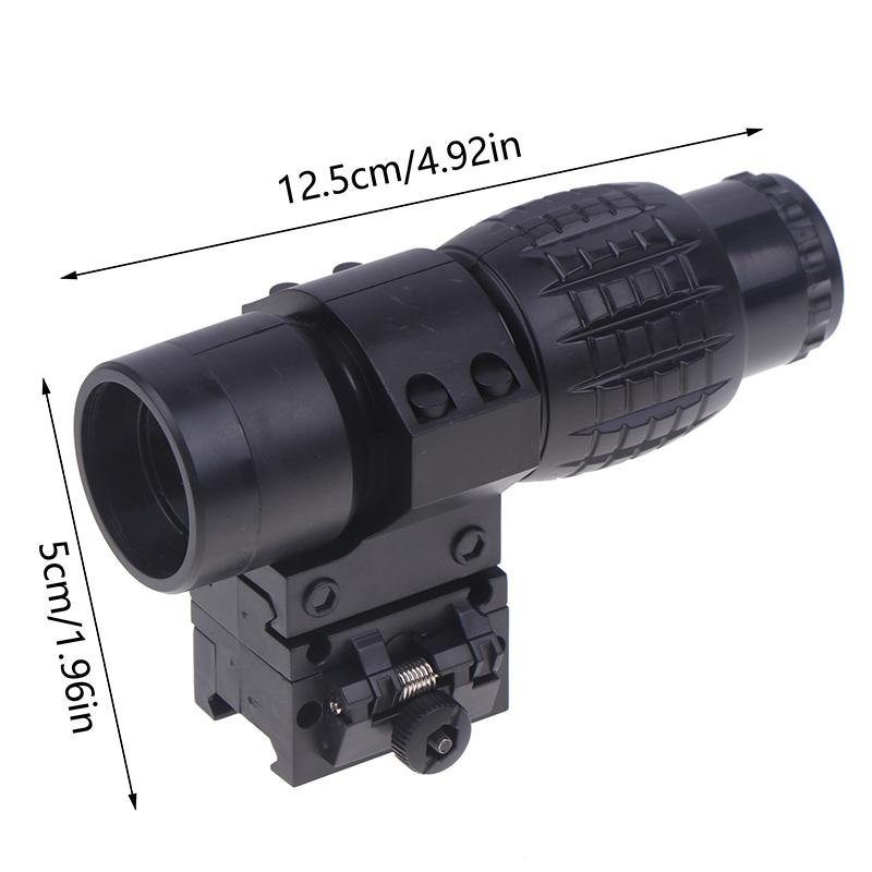 Регулируемый прицел с увеличительным стеклом, компактные прицелы с откидной крышкой, подходят для 20-мм и 21-мм рельсовых креплений, игрушки, аксессуары для телескопов