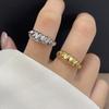 High-End Retro Geometric Ring: Japanese & Korean Style Friendship Jewelry