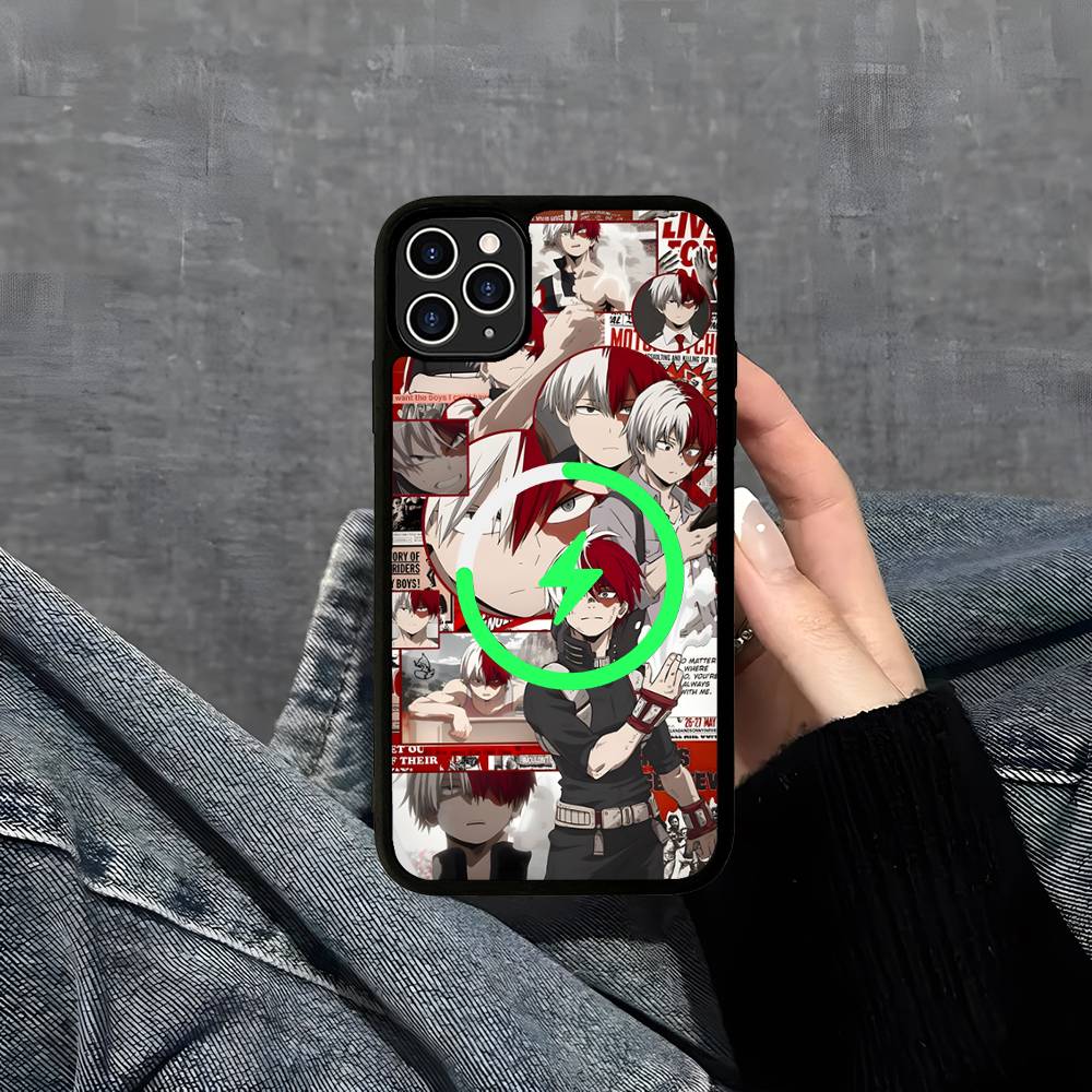 My H-Hero Academia D-Deku For Magsafe Magnetic Case For IPhone 17 Air 16 15 14 13 12 11 Pro Max Plus Wireless Charging