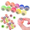 6 Pcs Exploding Eyes Bouncy Ball Assorted Halloween Ball Prom Gifts Elasticity Colorful Bouncy Rubber Jumping Ball Toy Gift