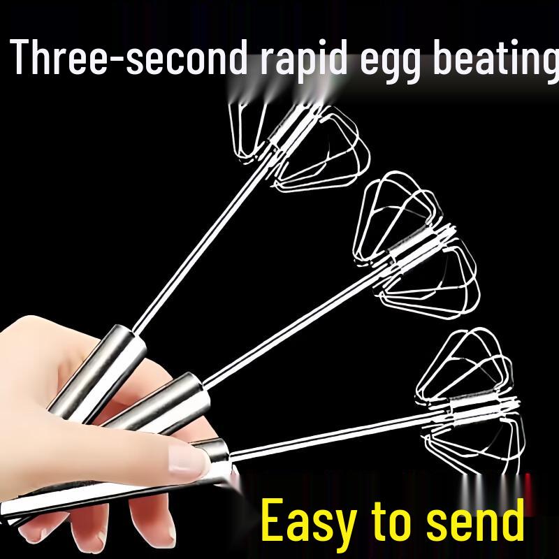 Semi-Automatic Stainless Steel Whisk Set