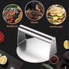Circular Square Beef Grill Press Mould Non-Stick Grill Press Patty Maker Mold  Grill