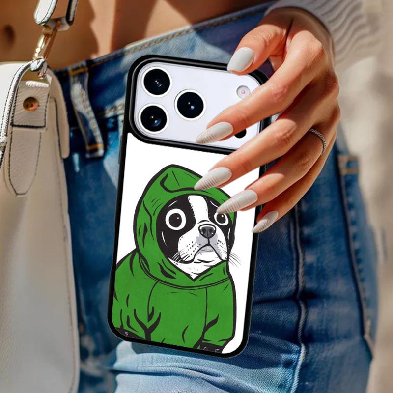 Чехол для телефона с французским бульдогом и мопсом для iPhone 17 Air 14 15 13 12 Max Чехол для Apple 14 15 16 16e 11 Pro Max Plus Coque