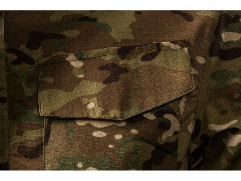 Европейский размер камуфляжная тактическая куртка с капюшоном для мужчин