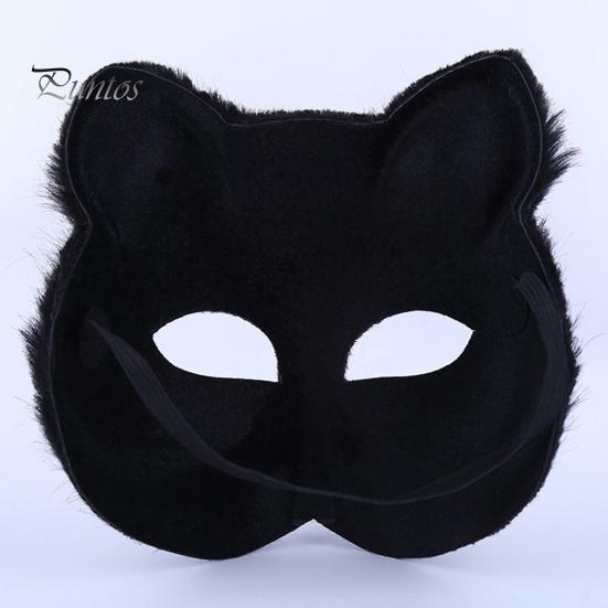 Маска с длинношерстной лисой, изысканная загадочная маска для мужчин и женщин, маска с лисой, костюм для вечеринок, карнавал, маска на Хэллоуин