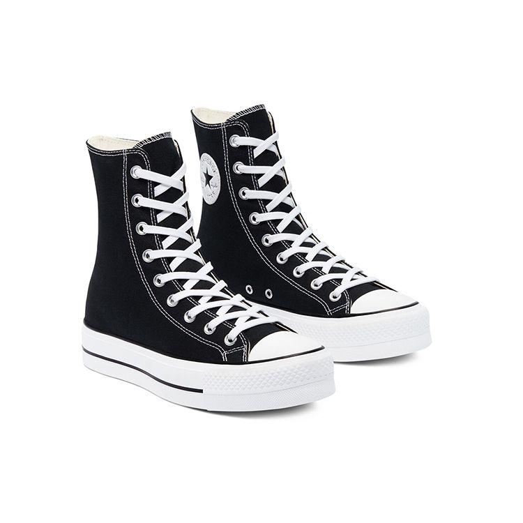 Converse Chuck Taylor All Star Lift High Black White Unisex Sneakers 170522C