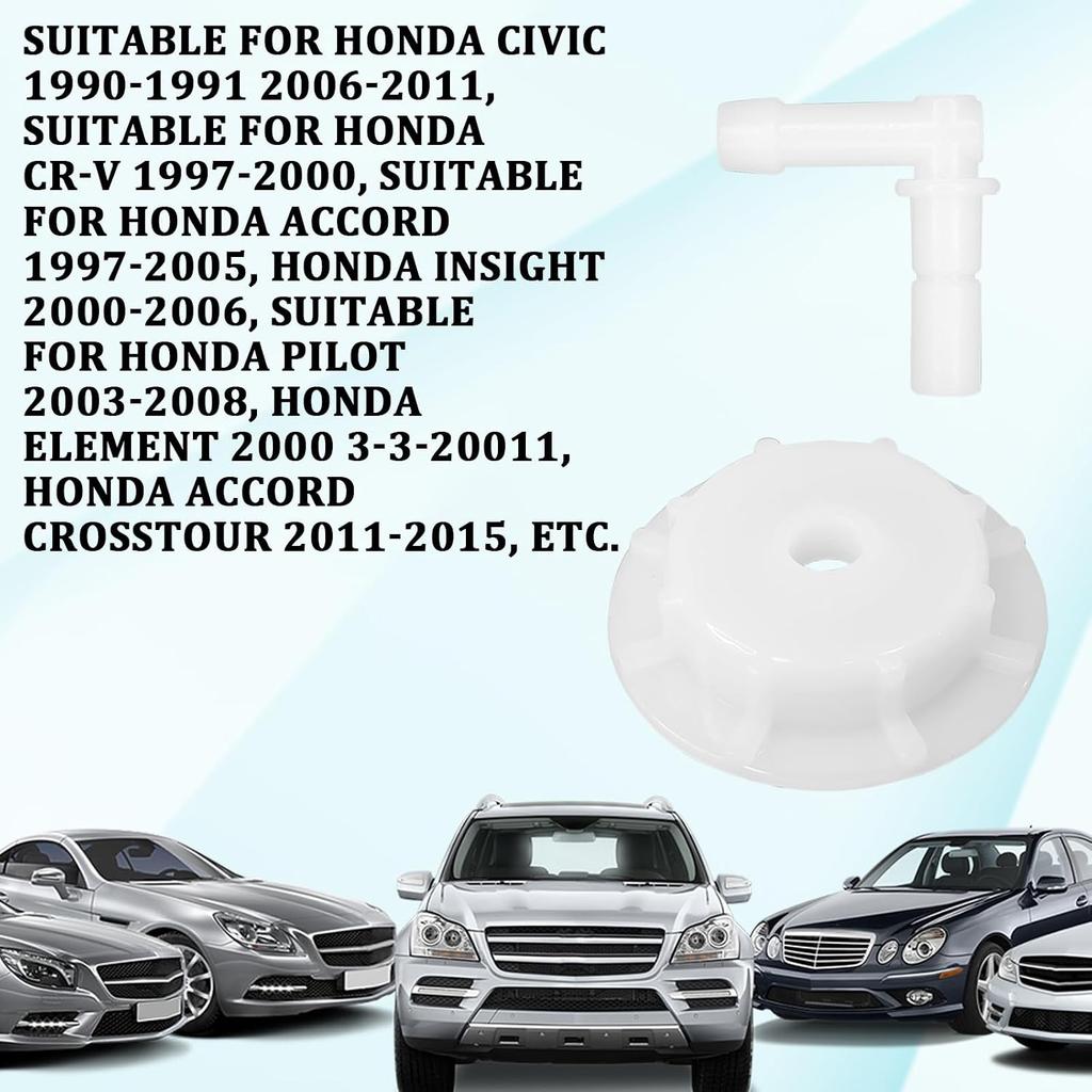 19106-RNA-A48 Coolant Reservoir Cap with Joint Replacement for Honda Acura Accord Civic CR-V Pilot Odyssey, Acura MDX RDX TL TSX Engine Radiator