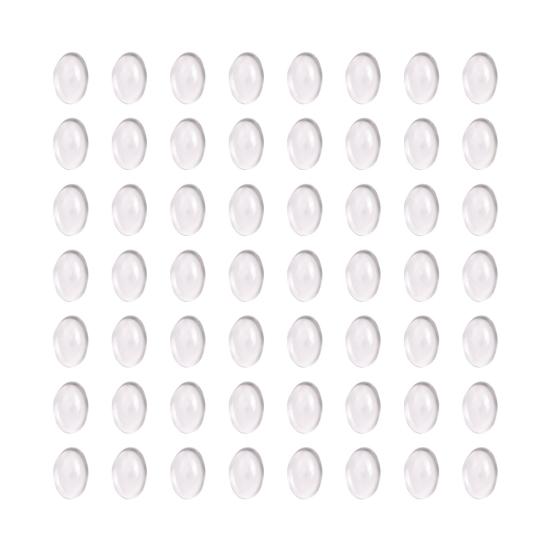 Yousheng 48 шт. Дисплей для лака для ногтей Волнистая форма Неправильная форма Инструмент для нейл-арта Прозрачная доска для цвета ногтей Советы Палитра для показа гель-лака