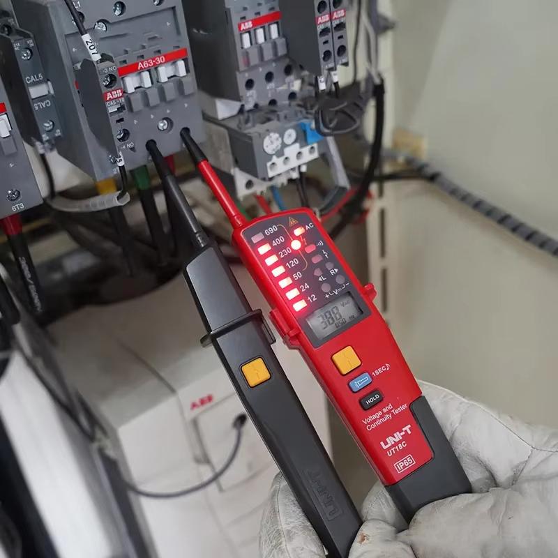 UNI-T UT15C UT18C UT18D Voltage Tester Probe Volt Indicator Meter Phase Sequence Continuity Voltage Detector Digital Multimeter