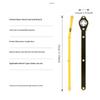 1PC Car Jack Labor Saving Wrench Vehicle Ratchet Wrench Labor Saving Crank Handle Scissor Jack Tire Changing Tool