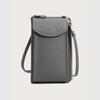 Women High Quality Cell Phone Pocket Fashion PU Leather Card Holders Small Crossbody Bag