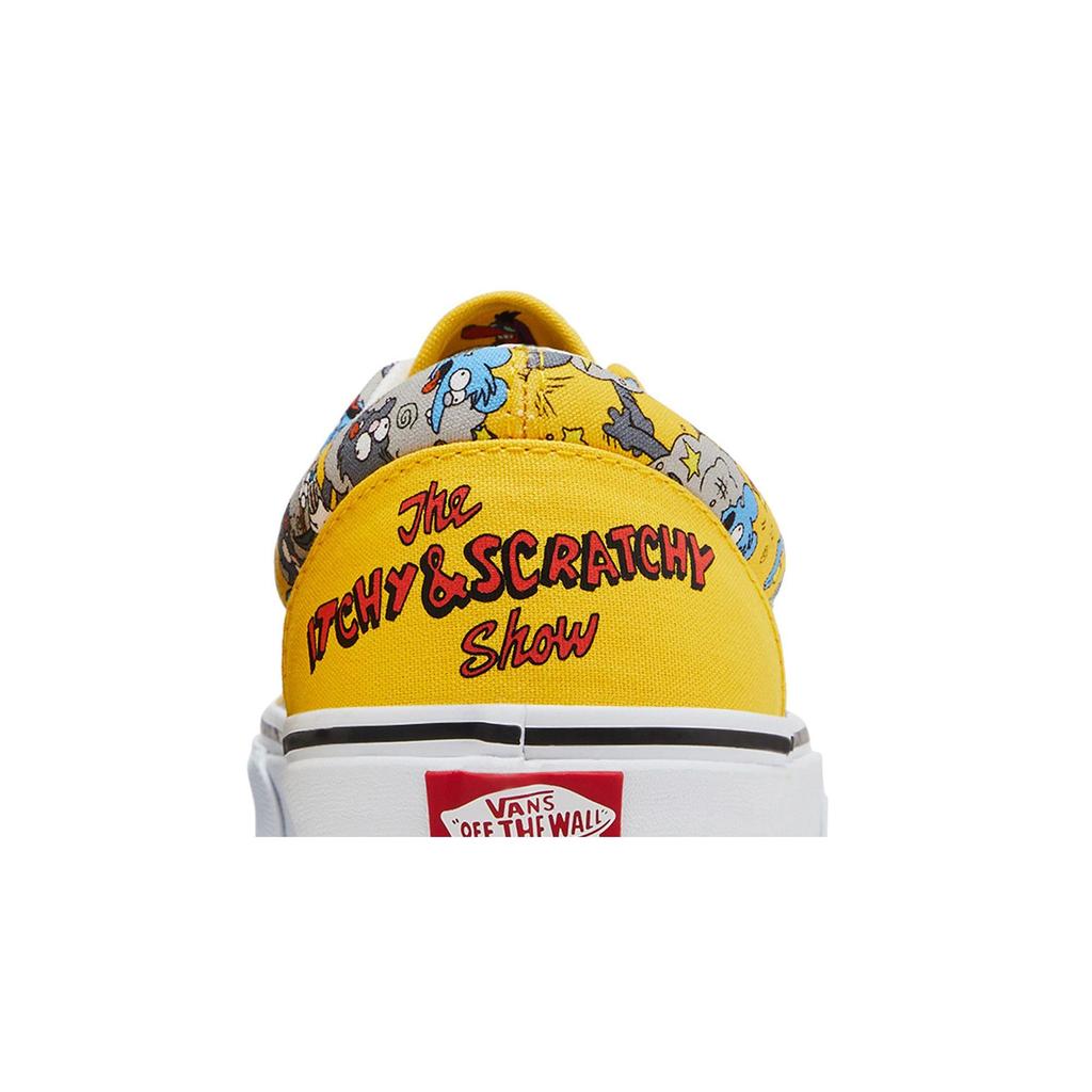 Vans Era 'Itchy Scratchy' (Unisex) Yellow Skateboard Shoes VN0A4BV41UF