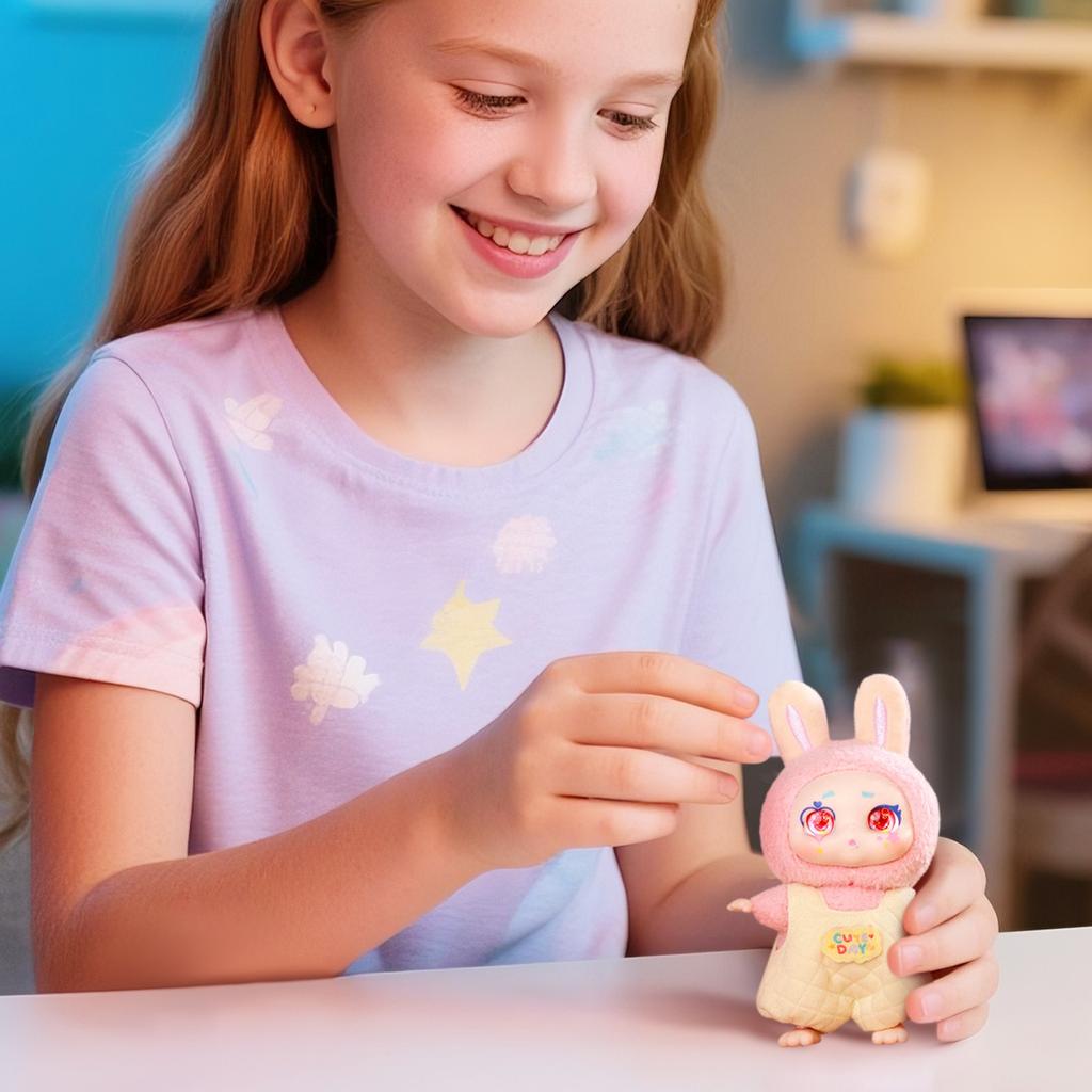 Милые виниловые плюшевые фигурки, Плюшевая кукла серии Take A Of Bear, Кавайные коллекционные игрушки-фигурки, Мистери-бокс для подарков на день рождения, Одна коробка