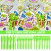 60Pcs Party Fork Cutter Spoon Kit Food Grade Plastic Reusable Easy To Clean Restaurant Office School BBQs Picnic Takeaway
