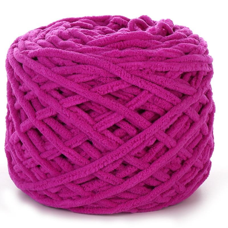 Рукоделие Вязание крючком Пряжа Однорядная нить Крючок Нитка для обуви Толстая линия Домашние тапочки Шарф Подушка Монохромный однотонный цветной клубок ниток