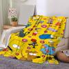 1Pc Simpsons Family Adventure Blanket Soft And Comfortable Casual Warm Camping Travel Christmas Halloween Gift M921880