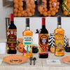 Украшение для вечеринки в День мертвых Наклейки на винные бутылки Этикетки на винные бутылки с изображением скелета Украшение День мертвых