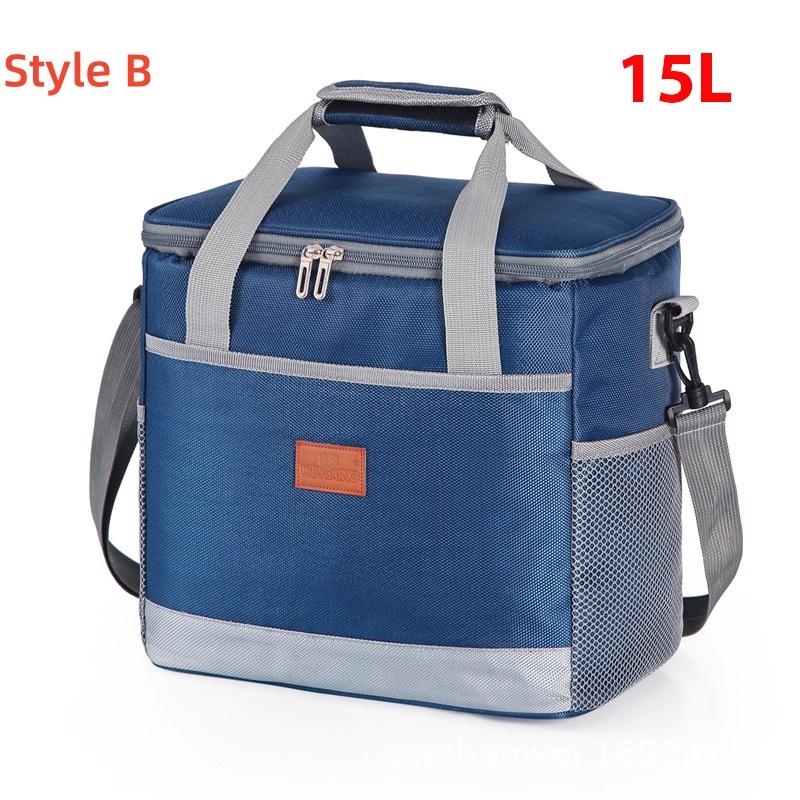 15 л/25 л Большая вместимость термоизоляционная сумка для ланча из ткани Оксфорд, сумки для пикника, переносные сумки-холодильники