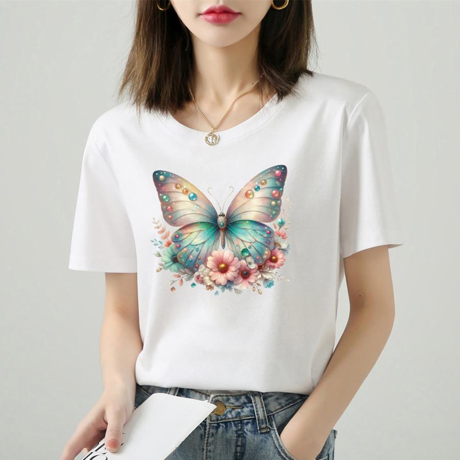 Футболка для девочек, термонаклейка, теплопередача, сделай сам, моющиеся, новые аксессуары для одежды, нашивки для одежды, горячая слеза