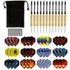 Дротики Стрела Стальной Наконечник Новичок Тренировка Жесткие Дротики 18г 12 предметов Полет Набор из 36 [Shandini]