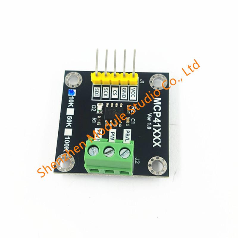 1 шт. 3 шт. Модуль цифрового потенциометра MCP41010 10K/50K/100K MCP41050 MCP41100 - Электронный компонент