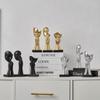 Modern Abstract Resin Figurine Sculpture Decor Living Room Entryway Office Gift