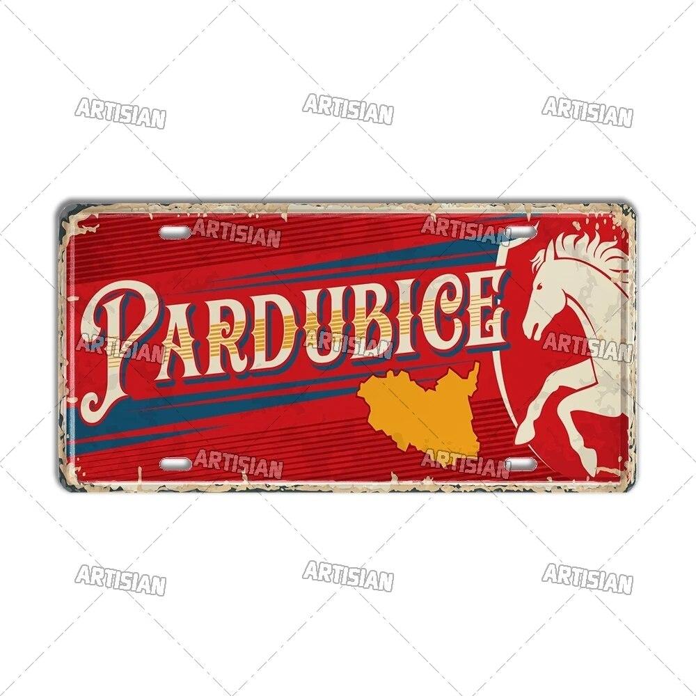 Artisian CZECH MINSK MOSCOW Ctiy Russia Travel Metal Sign Landmark Tin Plaque License Plate Car Plate Wall Decor Garage Bar