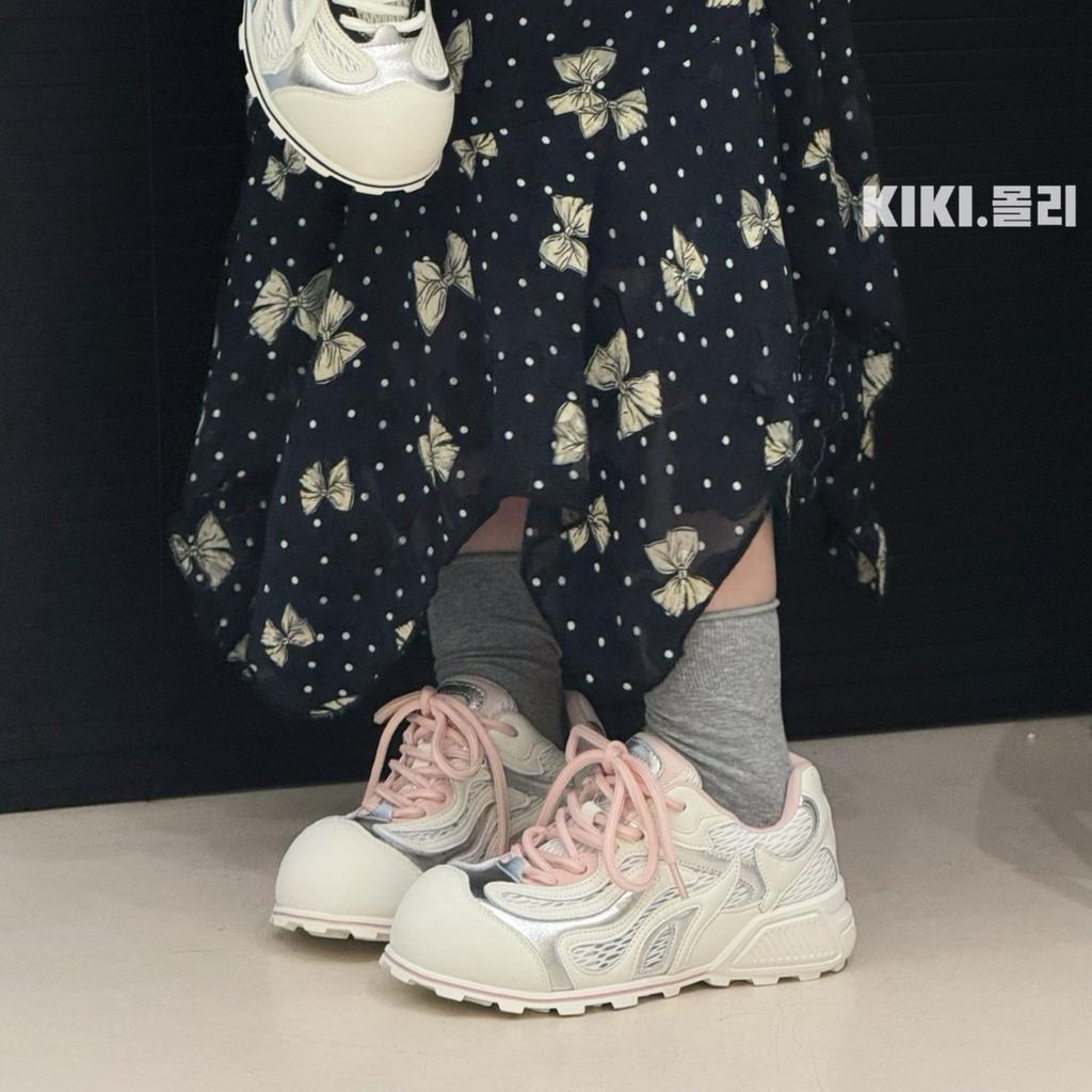 H55 Fashion Bowling Shoes Women's New Leisure Sports Thick-soled Thin Versatile Board Shoes Tide