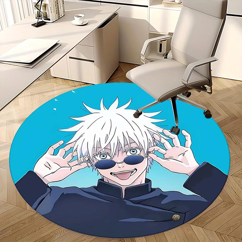 Hunter x Hunter, Гон Фрикс Коврик под стул Круглый ковер Ковер для офиса, Нескользящий, Подходит для гостиных, Спален Декор 1205653a