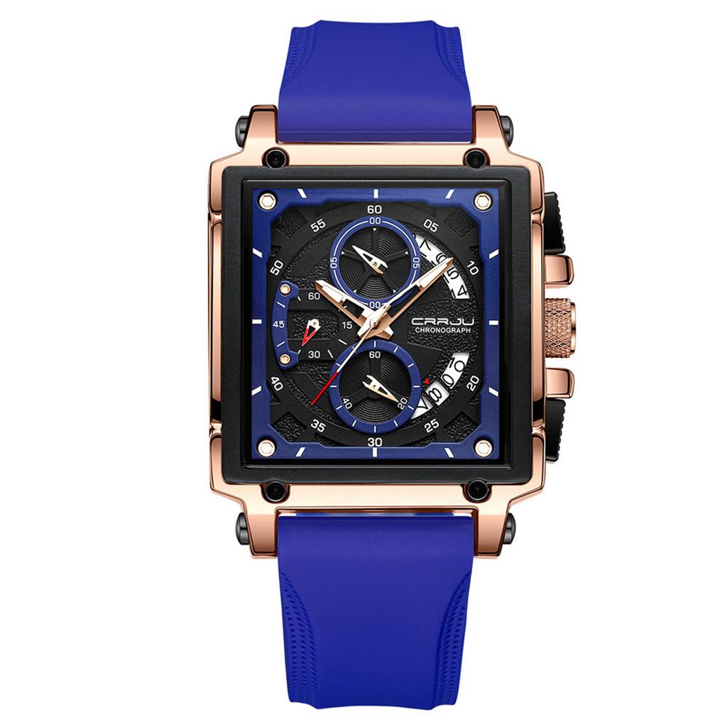 Men's Waterproof Luminous Running Alarm Clock Watch