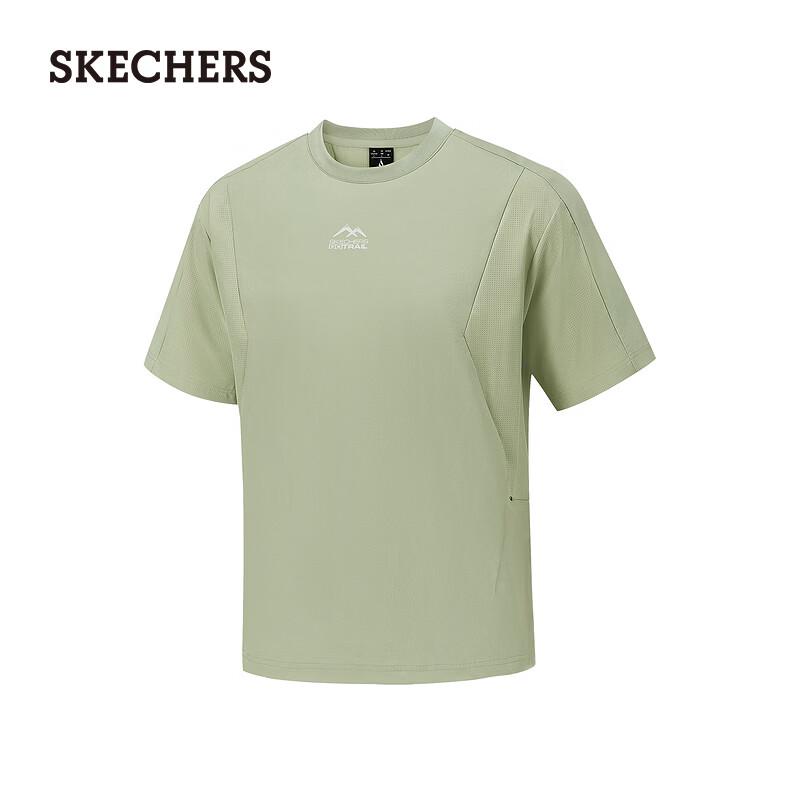 Skechers Унисекс водонепроницаемая футболка с коротким рукавом для защиты от солнца P226U007