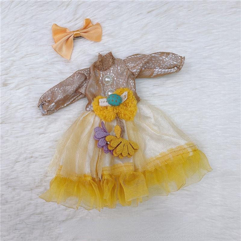 30CM Mini Movable Doll Collection Girls Toy 3D Big Eyes BJD Princess Full Outfits Dresses Collection Childrens Doll Gift