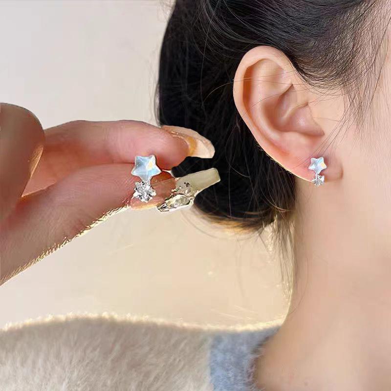 Корейский стиль, клипса для уха без прокола с длинной кисточкой, дизайн с жемчужной бабочкой для женщин - Высококачественная, Крутая мода.