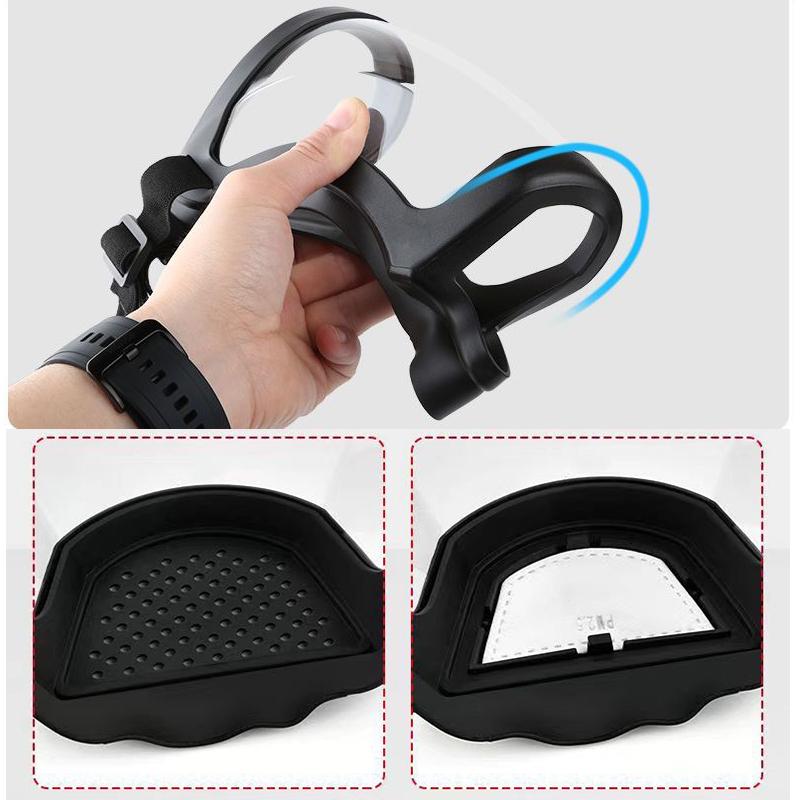 Защитная маска Прозрачная защита для лица Маска для лица Защитная маска для улицы Защитная маска для головы Крышка для работы Защита от брызг