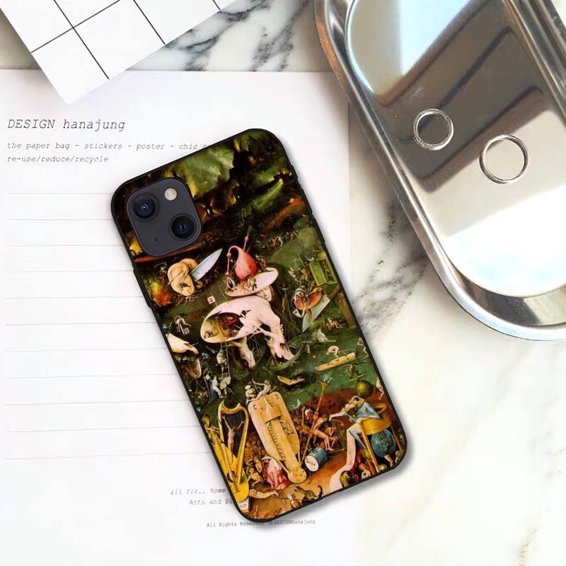 Чехол для телефона Hieronymus Bosch для iPhone 11 12 Mini 13 14 Pro XS Max X 8 7 6s Plus 5 SE XR Shell