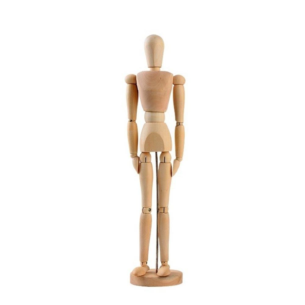 Joint Movable Sketch Mannequin Wooden Jointed Mannequin Home Decoration Drawing Practice Tool