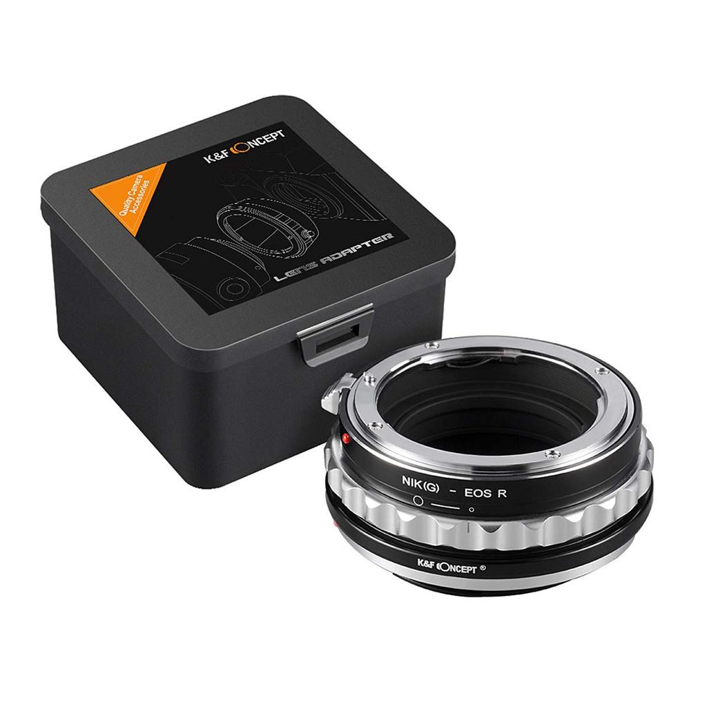 Адаптер для крепления объектива Concept F с креплением Canon RF K&F KF-NGRF (Nikon (G-совместимый) преобразование)