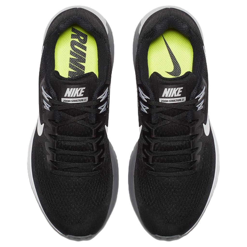 Nike Air Zoom Structure 21 Черный/Белый Вольф Грей Женские 904701-001