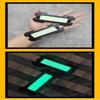 Velcro Glow In Dark Identification Tag Luminous Mounting Buckle Backpack Patch for Hiking Travel Luggage