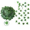 12pcs DIY Artificial Spring Leaf Vine Artificial Foliage Garland Hanging Plants  Holiday Decoration